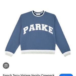 PARKE Classic Blue Crewneck Sweatshirt